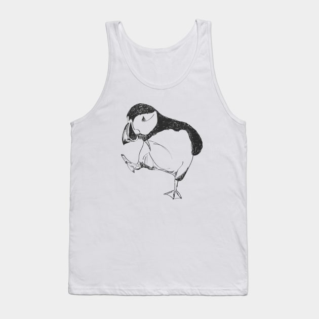 Puffin Tank Top by Bahaya Ta Podcast